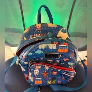Blue Loungefly Disney Parks Disneyland Backpack